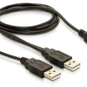 Delock Kabel USB Złącze męskie USB-B, Złącze męskie USB-A 1.00 m czarny 82394 Delock Kabel USB Złącze męskie USB-B, Złącze męskie USB-A 1.00 m czarny 82394