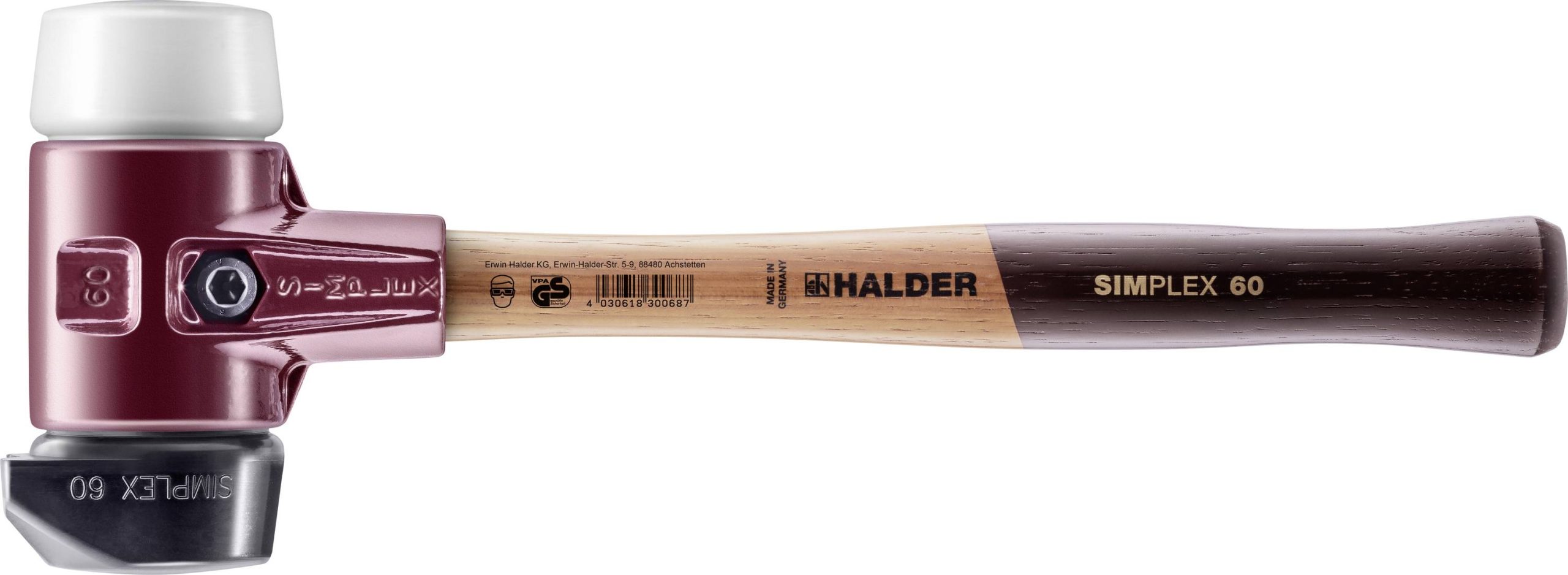 Młotek kowalski Halder SIMPLEX 3027.260 egronomiczny uchwyt, średnio twardy 1540 g 405 mm 1 szt. - obrazek 1