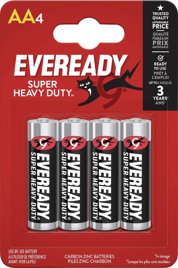 Baterie AA Eveready SHD E7638900083590, 1.5 V, cynkowo-węglowe, 4 szt.