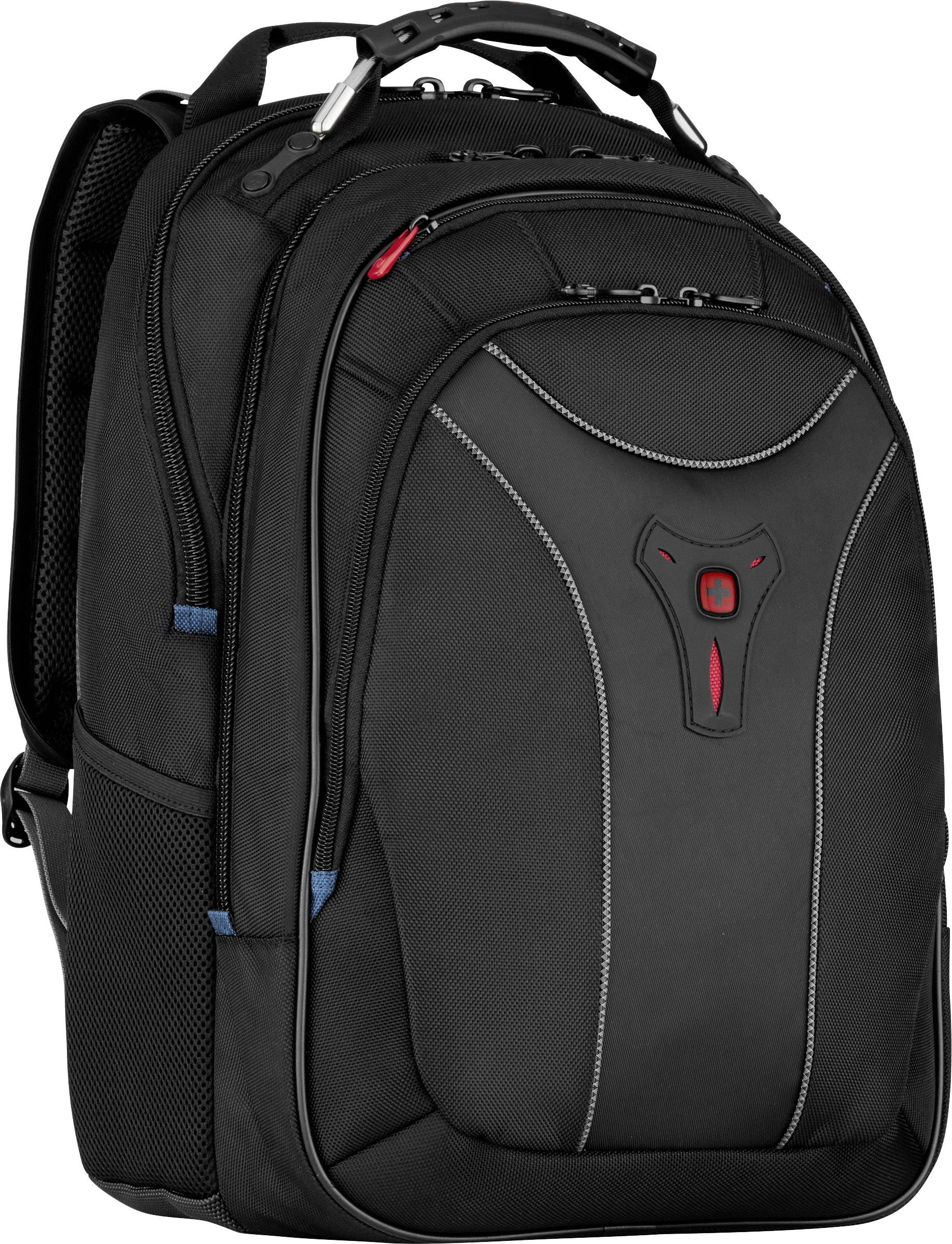 Plecak na laptopa Wenger 600637 CARBON, 43,9 cm (17,3") , (S x W x G) 34 x 51 x 29 cm, czarny - obrazek 1