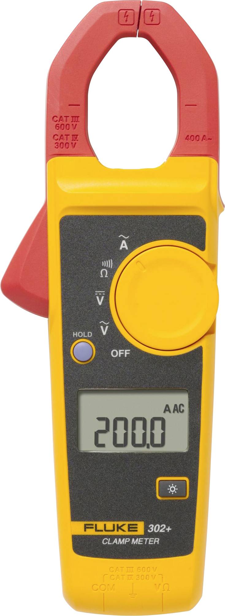 Fluke FLUKE-302+/EUR Miernik cęgowy cyfrowy CAT III 600 V, CAT IV 300 V - obrazek 1