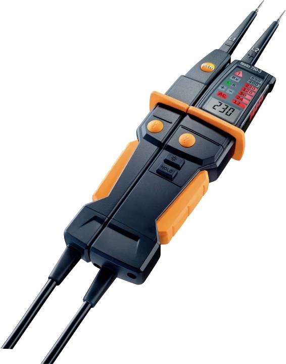 Dwubiegunowy tester napięcia testo 750-3 CAT IV 600 V, CAT III 1000 V - obrazek 1