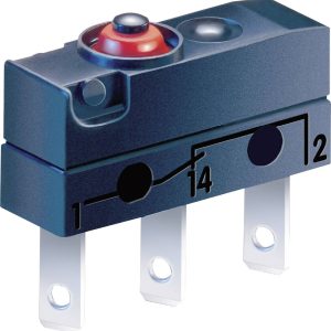 Mikroprzełącznik DC2C-L1AA 250 V/AC 10 A 1 x wł/(wł) ZF chwilowy 1 szt. Mikroprzełącznik DC2C-L1AA 250 V/AC 10 A 1 x wł/(wł) ZF chwilowy 1 szt.