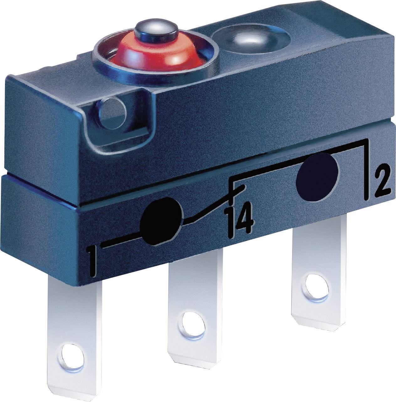 Mikroprzełącznik DC2C-L1AA 250 V/AC 10 A 1 x wł/(wł) ZF chwilowy 1 szt. - obrazek 1