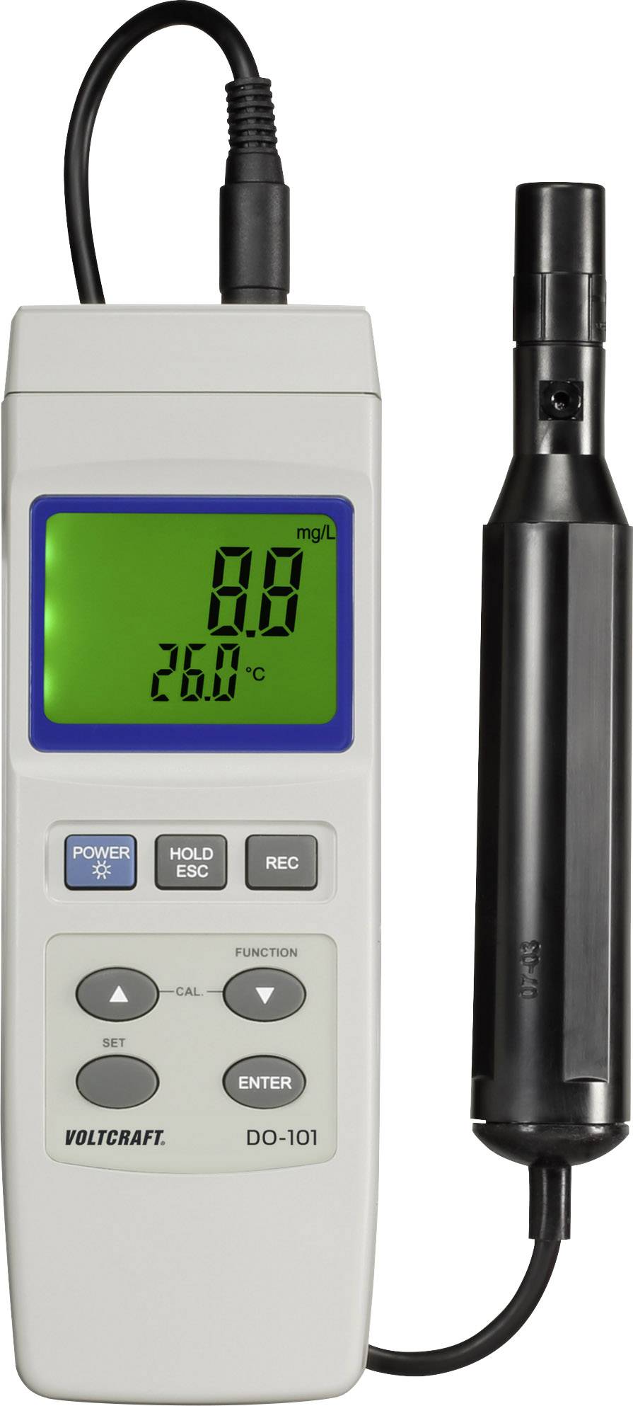 Miernik tlenu VOLTCRAFT DO-101 0 - 20 mg/l - obrazek 1