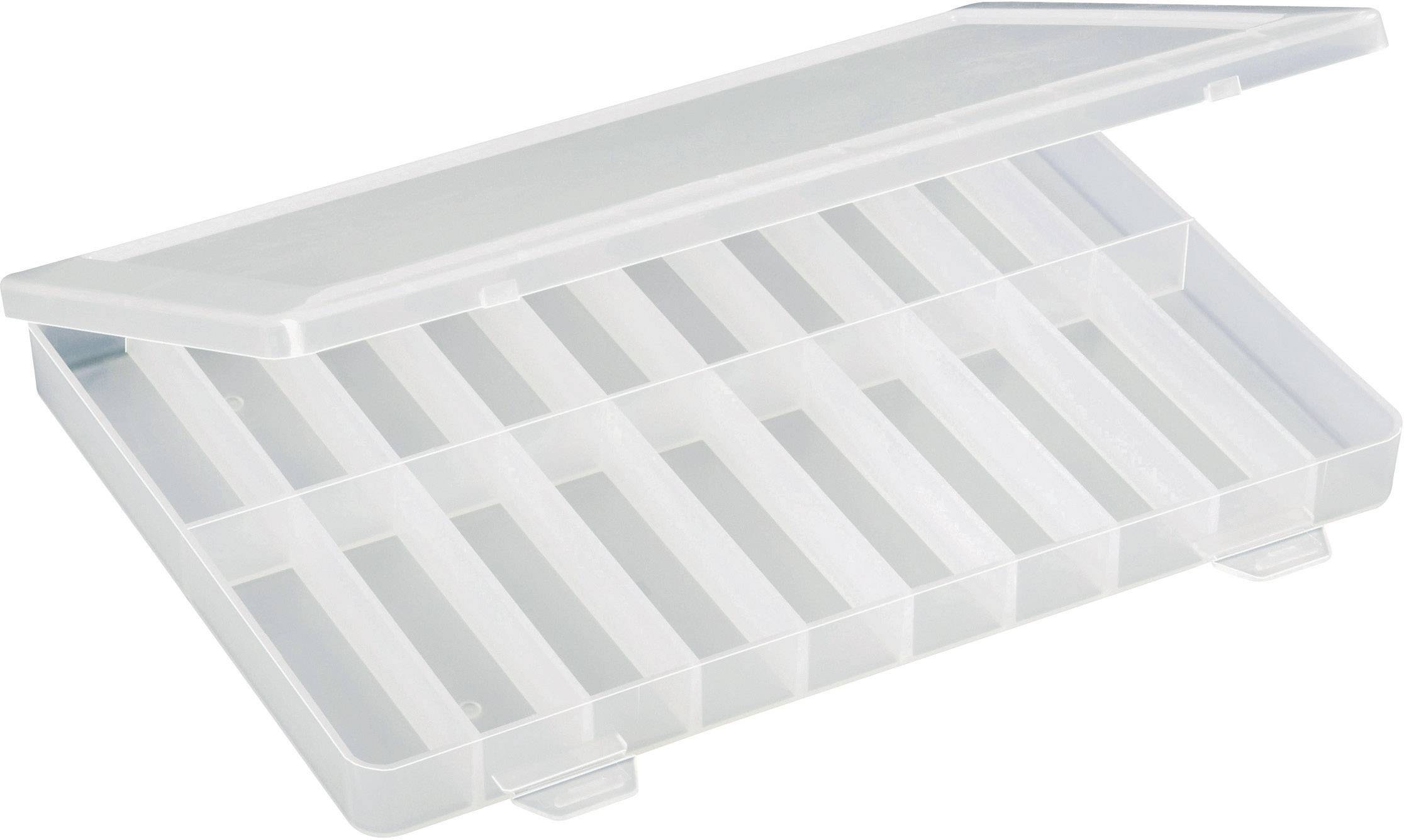 TRU COMPONENTS Skrzynka (D x S x W) 250 x 180 x 24 mm Ilość przegród: 20 stały podział Opis 1 szt. - obrazek 1
