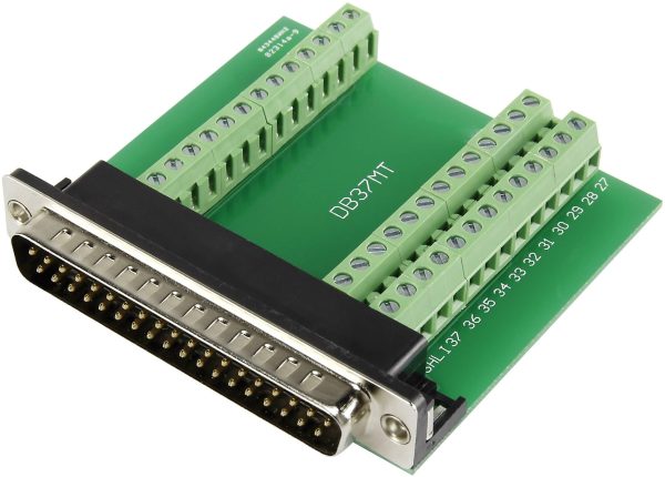 TRU COMPONENTS 1229330 Złącze męskie D-Sub DSUB37M-39TB-3, rzędy: 2, styki: 37, 90 °, 1 szt.