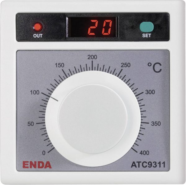 Termostat Enda ATC9311-FE-400-230-SSR J 0 do +400 °C SSR (D x S x W) 50 x 96 x 96 mm