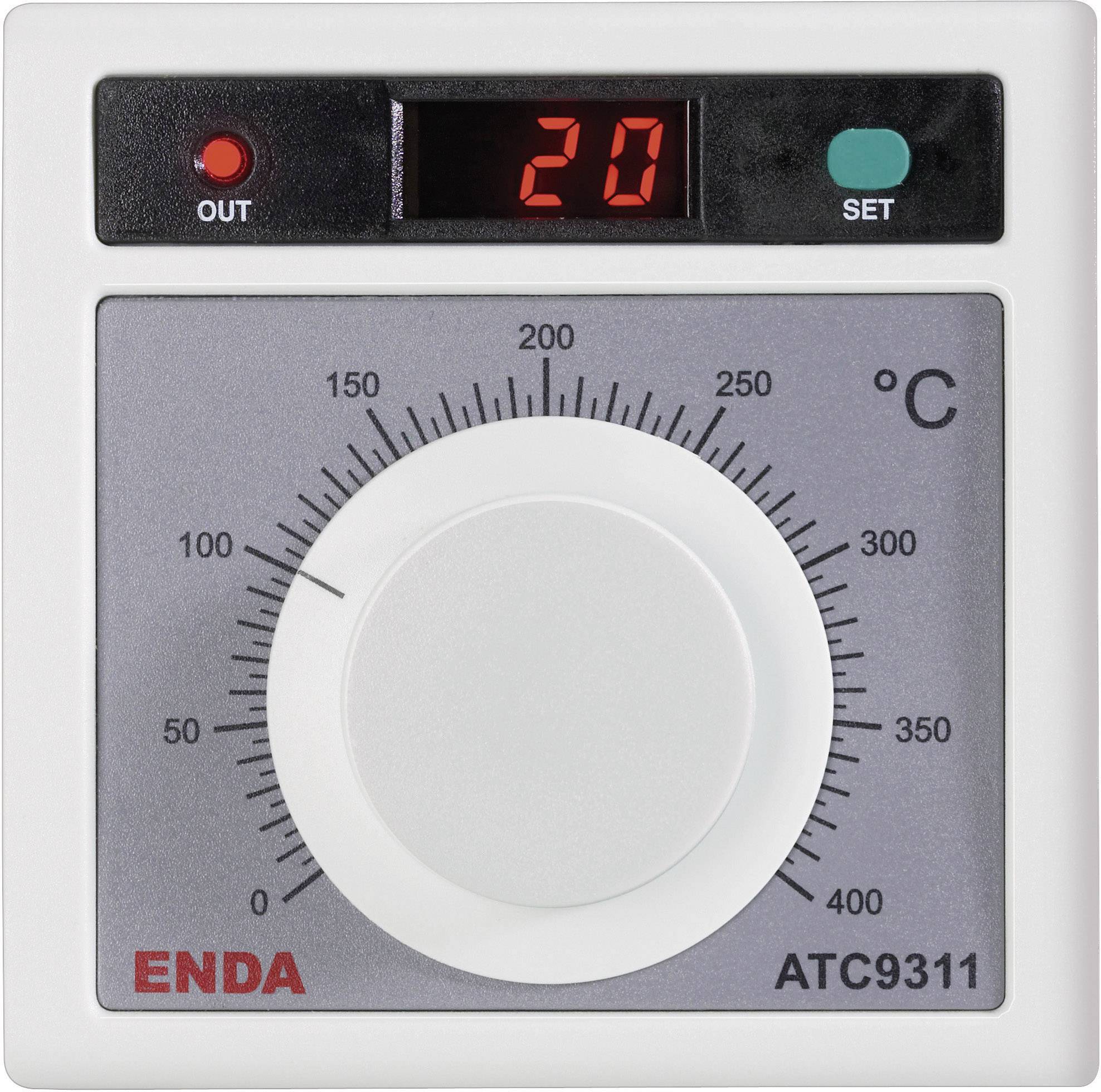 Termostat Enda ATC9311-FE-400-230-SSR J 0 do +400 °C SSR (D x S x W) 50 x 96 x 96 mm - obrazek 1