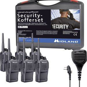 Midland G15 Pro NC PMR 6er Security inkl. MA 25-M C1127.S5 Radiotelefon PMR Zestaw 6-elementowy Midland G15 Pro NC PMR 6er Security inkl. MA 25-M C1127.S5 Radiotelefon PMR Zestaw 6-elementowy