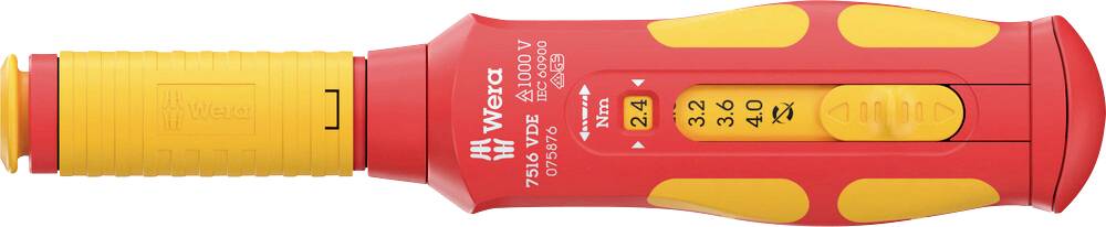 Wkrętak dynamometryczny Wera 7516 VDE 05075876001 2.4 - 4 Nm - obrazek 1