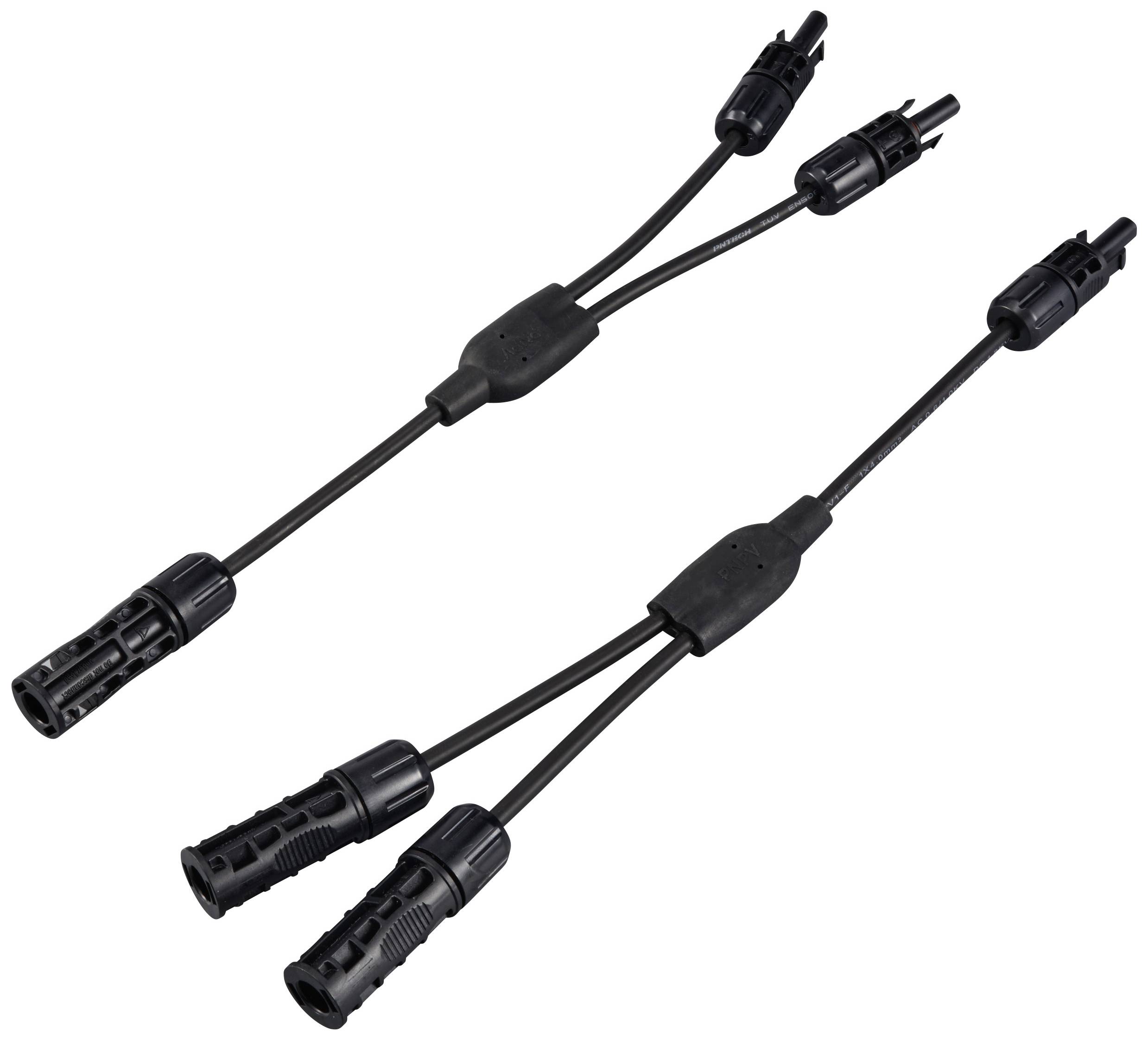 adapter Sygonix 2 to 1 Y cable 1500V SY-6408046, gniazdka: 2, 1, 30 A, 36 cm - obrazek 1