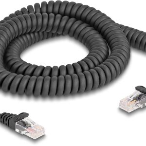 kabel LAN Delock 87994, 1 szt., RJ45, CAT 5e, 3.00 m, czarny kabel LAN Delock 87994, 1 szt., RJ45, CAT 5e, 3.00 m, czarny
