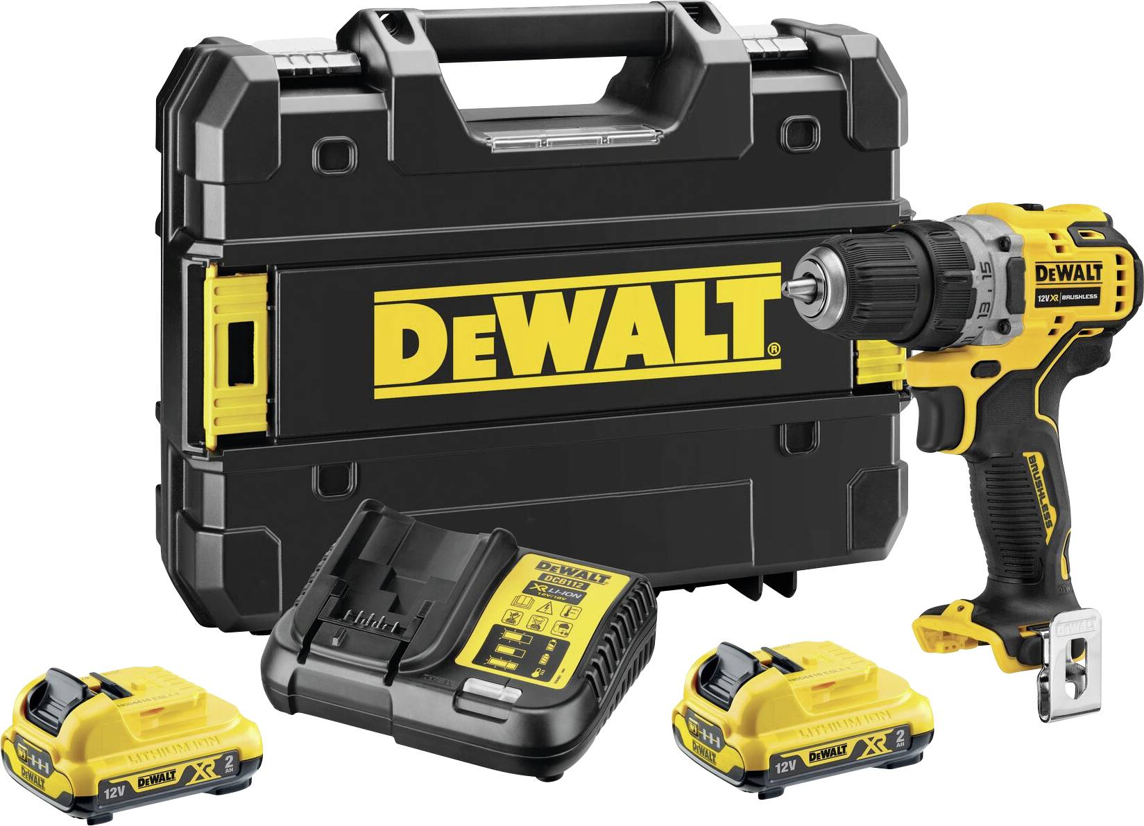 Wiertarko-wkrętarka akumulatorowa DEWALT DCD701D2-QW DCD701D2-QW 12 V 2 Ah - obrazek 1
