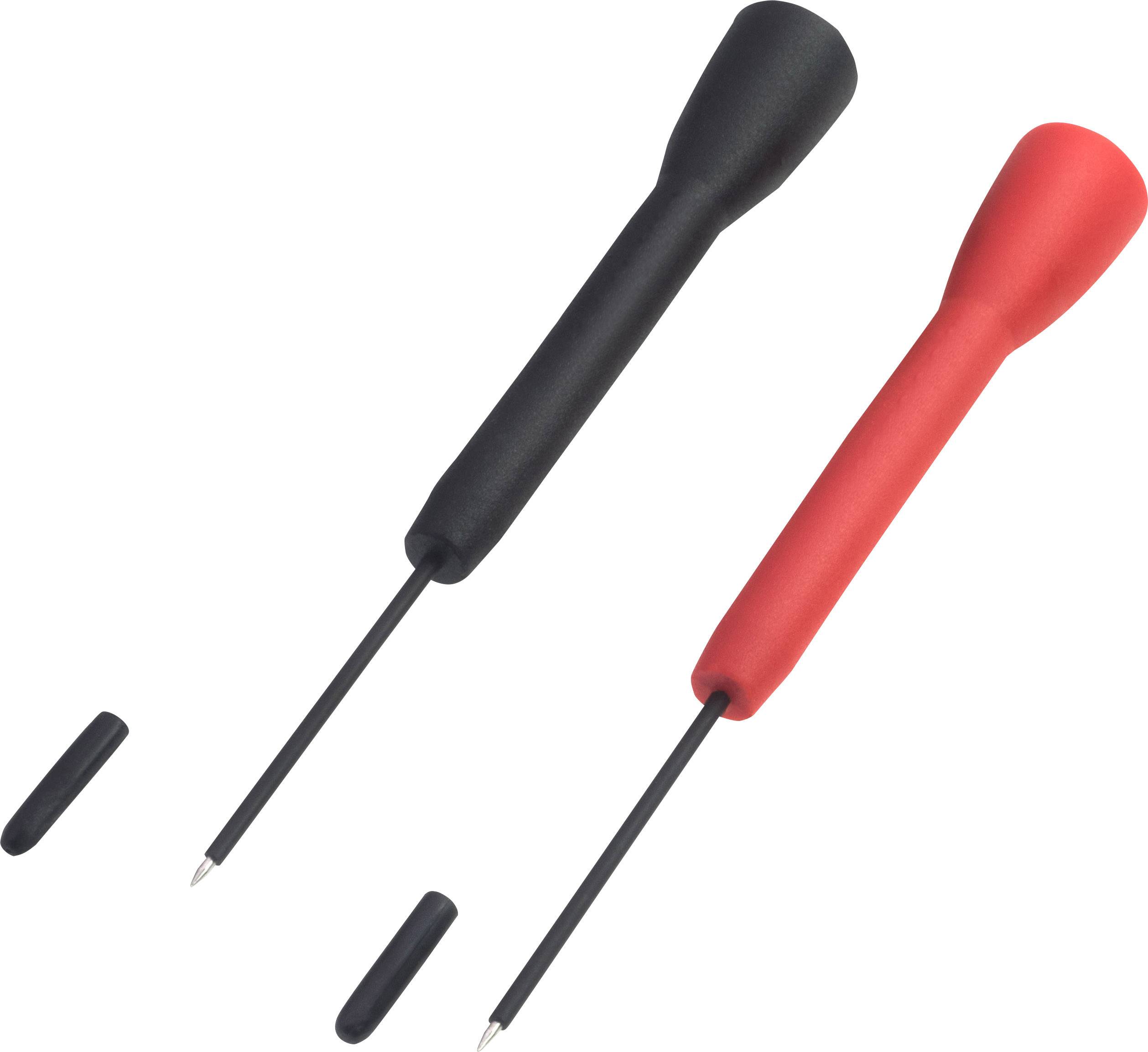 VOLTCRAFT MSS-101 Zestaw końcówek pomiarowych MSS-101 złącze żeńskie 2 mm czarny, czerwony 1 zest. - obrazek 1