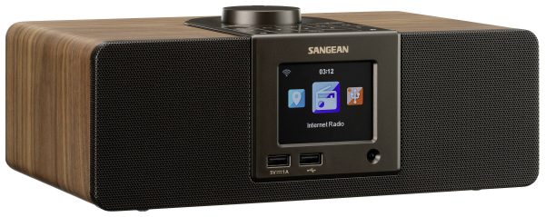 Radio internetowe Sangean WFR-32 Internet z pilotem czarny, drewno