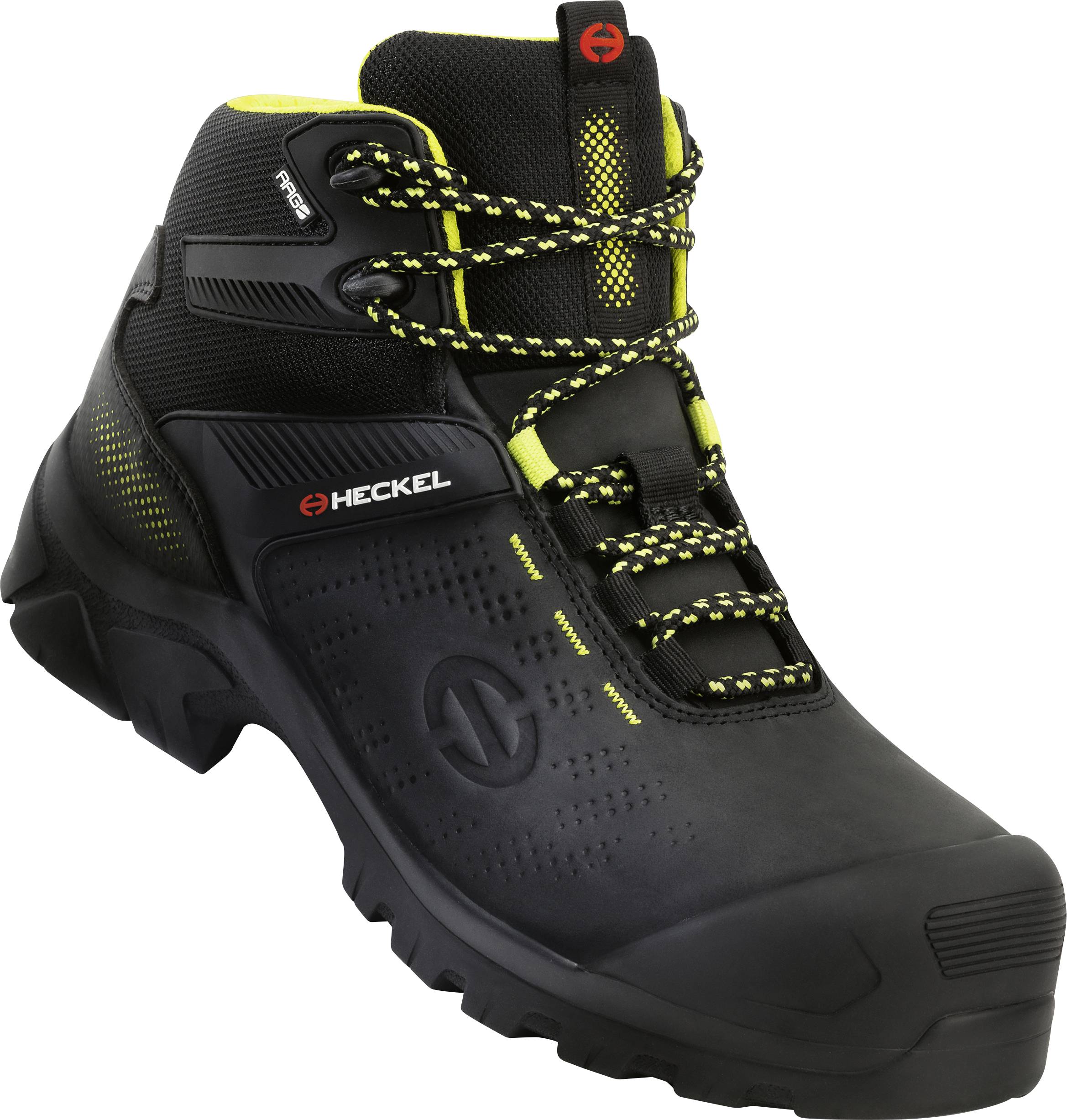 Heckel MACCROSSROAD 3.0 S3 HIGH 6731343 Buty ochronne S3 Rozmiar buta (EU): 43 czarny, żółty 1 par(a) - obrazek 1