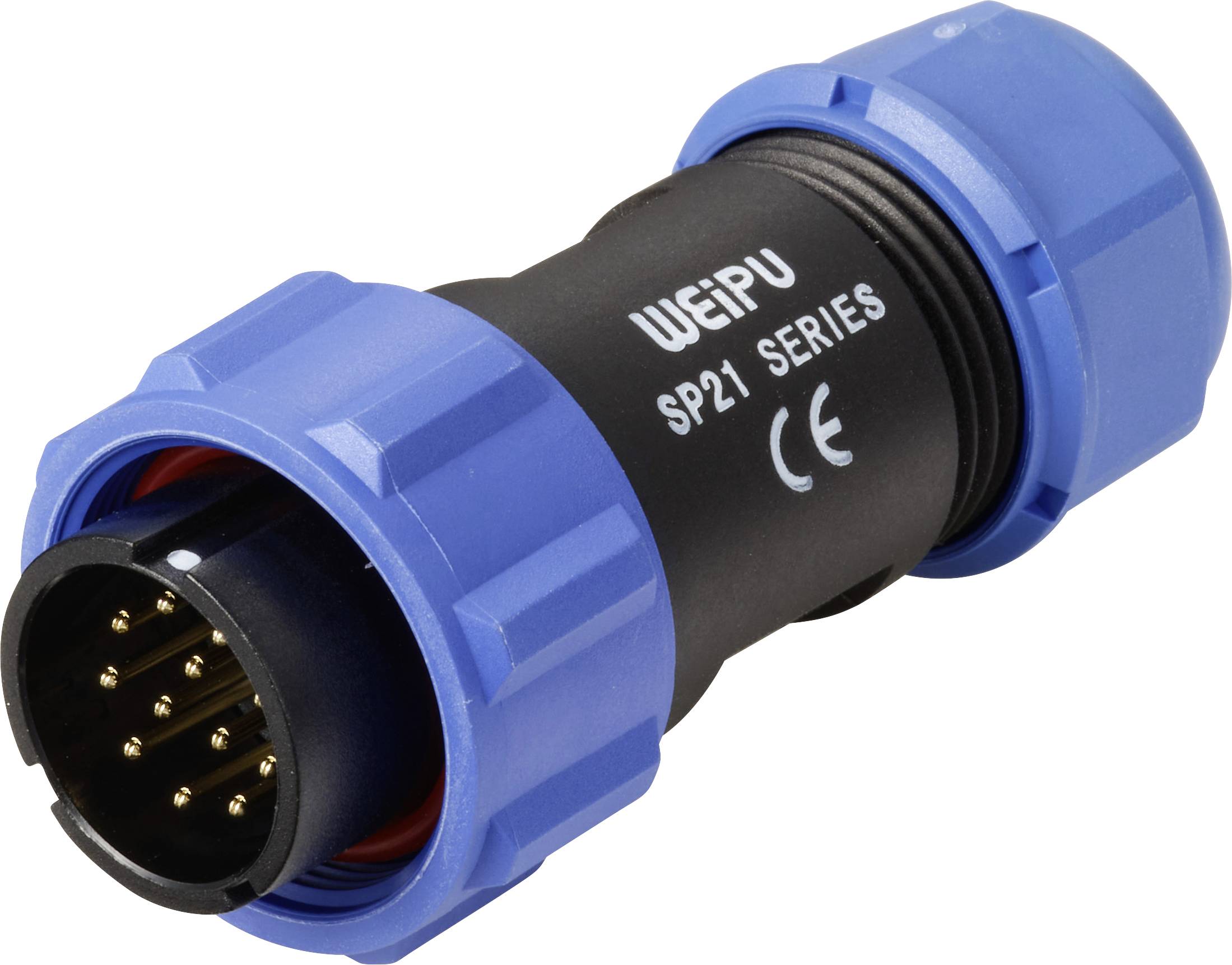 Złącze IP68 seria SP21 Weipu SP2110 / P 12 II, 1 szt. - obrazek 1