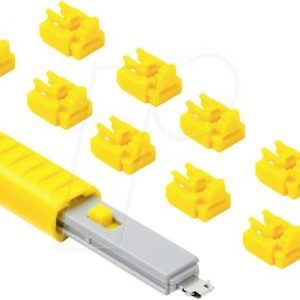 Smartkeeper Blokada portu RJ45 LAN NL03PKYL Zestaw 10-elementowy żółty zaw. 1 klucz NL03PKYL