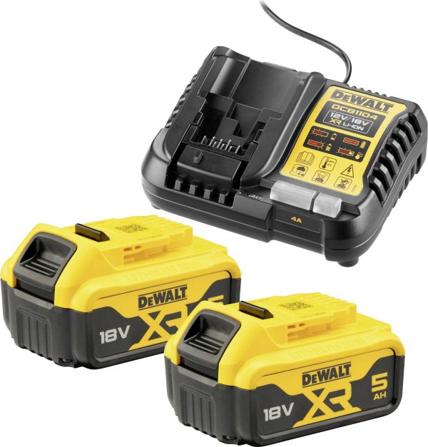 DEWALT DCB1104P2-QW DCB1104P2 Akumulator do elektronarzędzi 18 V 5 Ah Li-Ion