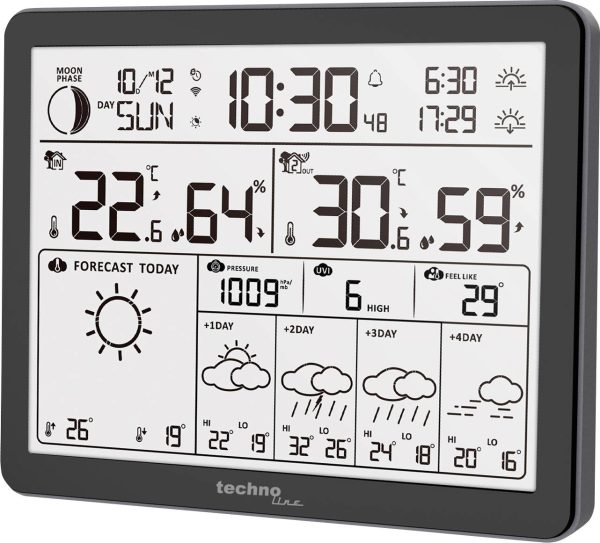 Stacja pogodowa Wi-Fi Techno Line WD3000 WD3000 Wetterstation