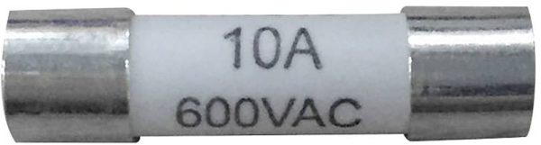 HV510.10 HV510.10 Bezpiecznik do multimetru (Ø x D) 5 mm x 20 mm 10 A 600 V bardzo szybki -FF- Zawartość 1 szt.