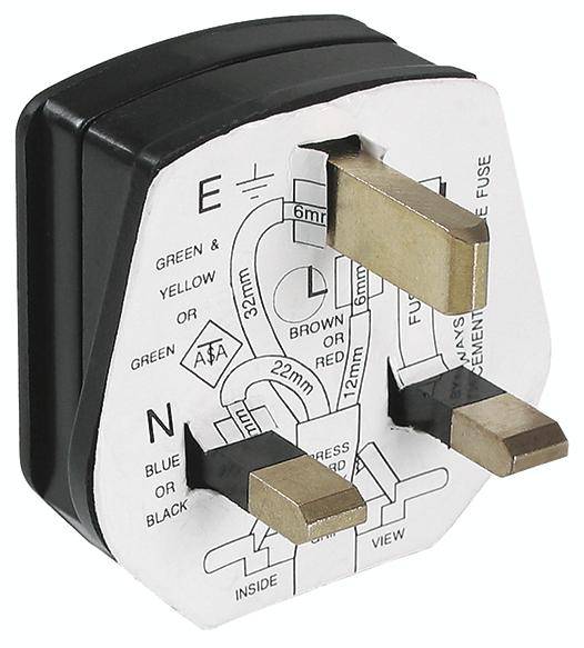 Wtyczka z uziemieniem Bachmann 910.176, IP20 - obrazek 1