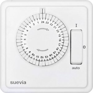 Wyłącznik czasowy do montażu podtynkowego Suevia 248 T30 SU280447, 1200 W Wyłącznik czasowy do montażu podtynkowego Suevia 248 T30 SU280447, 1200 W
