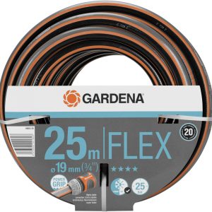GARDENA 18053-20 Wąż ogrodowy Ø wewnętrzna węża=19 mm 25 m 3/4 cala 1 szt. czarny, pomarańczowy GARDENA 18053-20 Wąż ogrodowy Ø wewnętrzna węża=19 mm 25 m 3/4 cala 1 szt. czarny, pomarańczowy