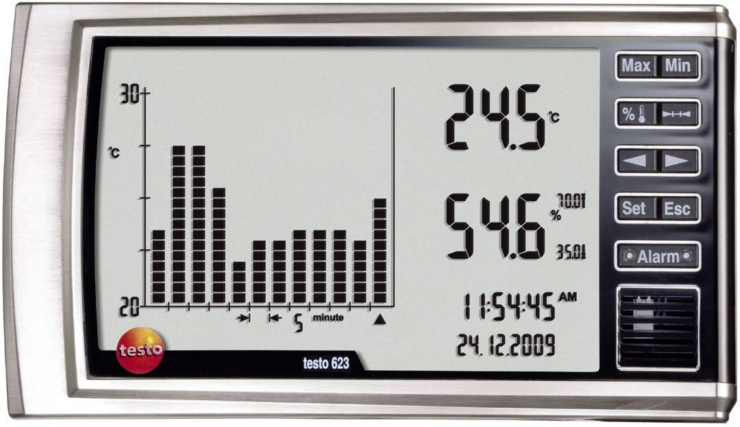Termohigrometr testo 623, 0 do 100 %, -10 - +60 °C - obrazek 1
