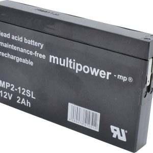 Akumulator ołowiowy multipower MP2-12SL MP2-12SL, AGM, 12 V, 2 Ah Akumulator ołowiowy multipower MP2-12SL MP2-12SL, AGM, 12 V, 2 Ah