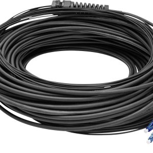 Digitus DK-2A338U100BK-BBB światłowodowe do światłowodów kabel 100 m czarny [8x złącze męskie LC/UPC – 8x złącze męskie