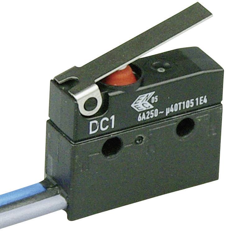 Mikroprzełącznik DC1C-C3LB 250 V/AC 6 A 1 x wł/(wł) ZF IP67 chwilowy 1 szt. - obrazek 1