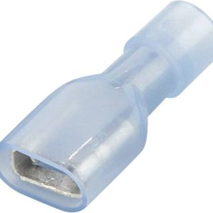 Konektor żeński, pełna izolacja PA, tuleja, 6.3×0.8 mm, 1.5-2.5 mm2, niebieski Konektor żeński, pełna izolacja PA, tuleja, 6.3×0.8 mm, 1.5-2.5 mm2, niebieski