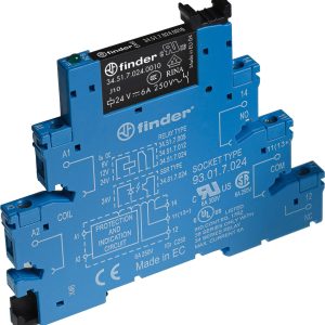 Finder 38.51.0.024.0060 Moduł interfejsowy z przekaźnikiem EMR Finder 38.51.0.024.0060 Moduł interfejsowy z przekaźnikiem EMR