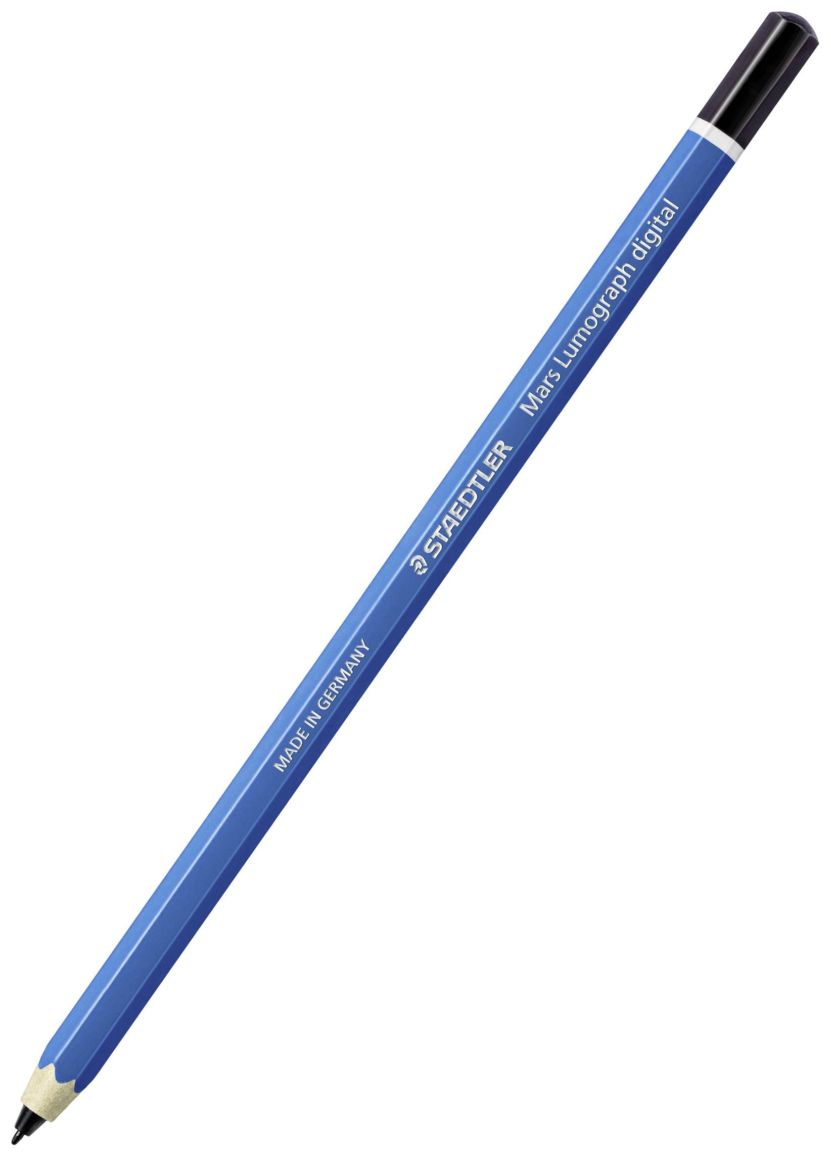 Staedtler Mars® Lumograph® digital classic Pióro cyfrowe z rysikiem wrażliwym na nacisk, z precyzyjnym cienkopisem niebi - obrazek 1