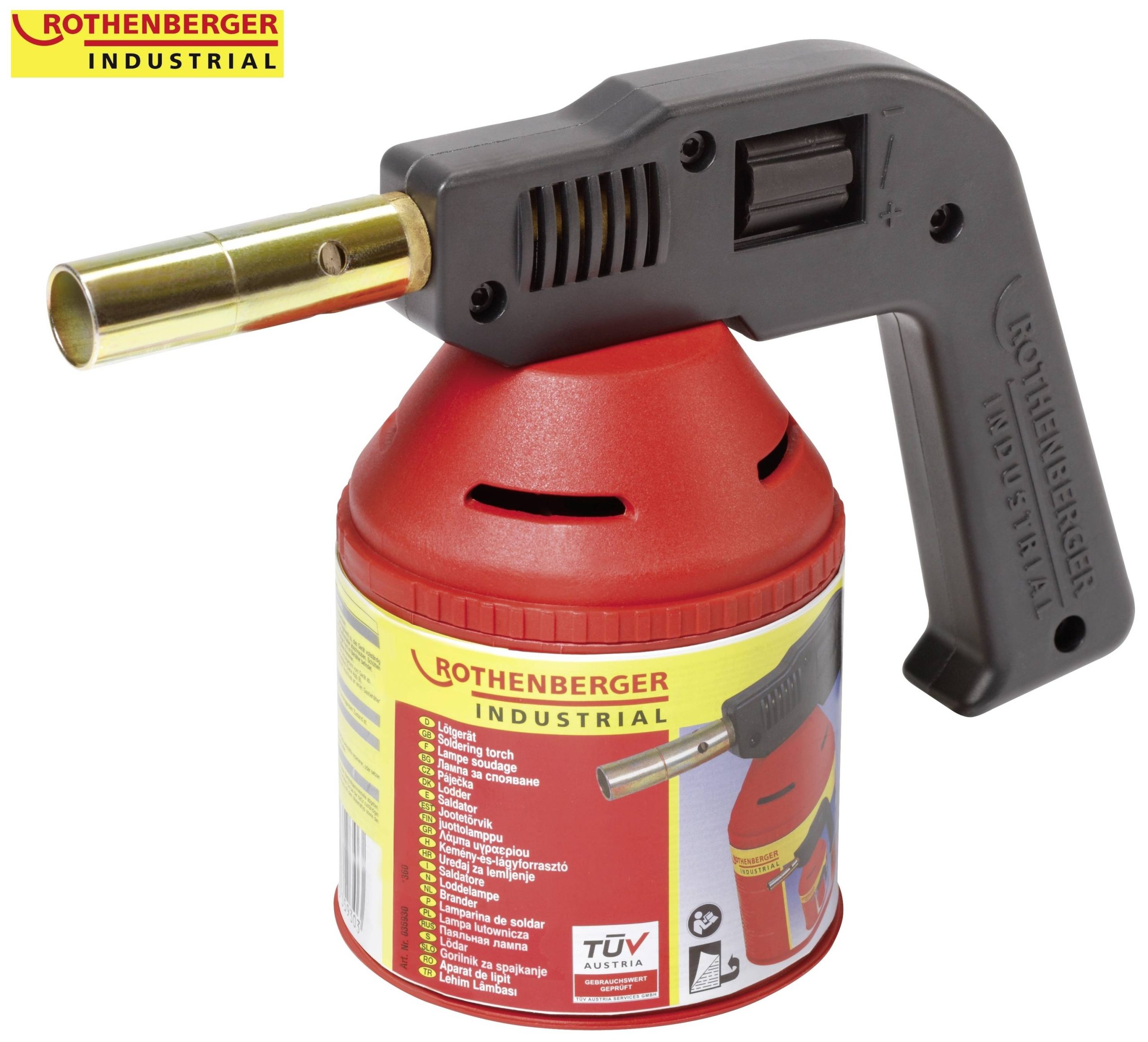 Rothenberger Industrial 35930 Lampa lutownicza 1750 °C 150 min 1 szt. - obrazek 1