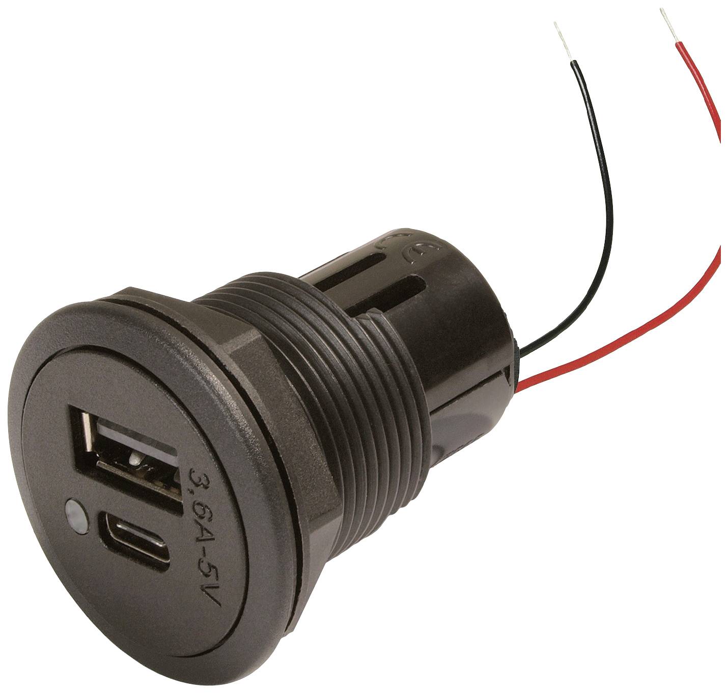 Podwójne gniazdo zasilania USB-C/A ProCar 67341000 - obrazek 1