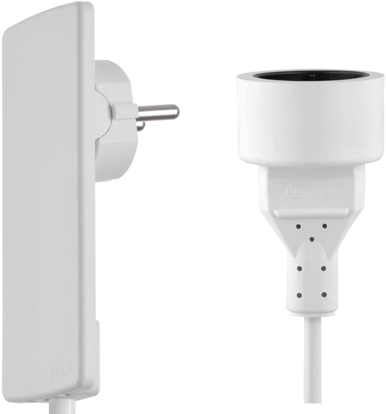 przedłużacz EVOline 151000155300, H05VV-F 3G 1,5 mm², 250 V, 16 A, 1.50 m - obrazek 1