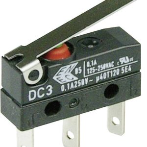 Mikroprzełącznik DC3C-L1LC 250 V/AC 0.1 A 1 x wł/(wł) ZF IP67 chwilowy 1 szt. Mikroprzełącznik DC3C-L1LC 250 V/AC 0.1 A 1 x wł/(wł) ZF IP67 chwilowy 1 szt.