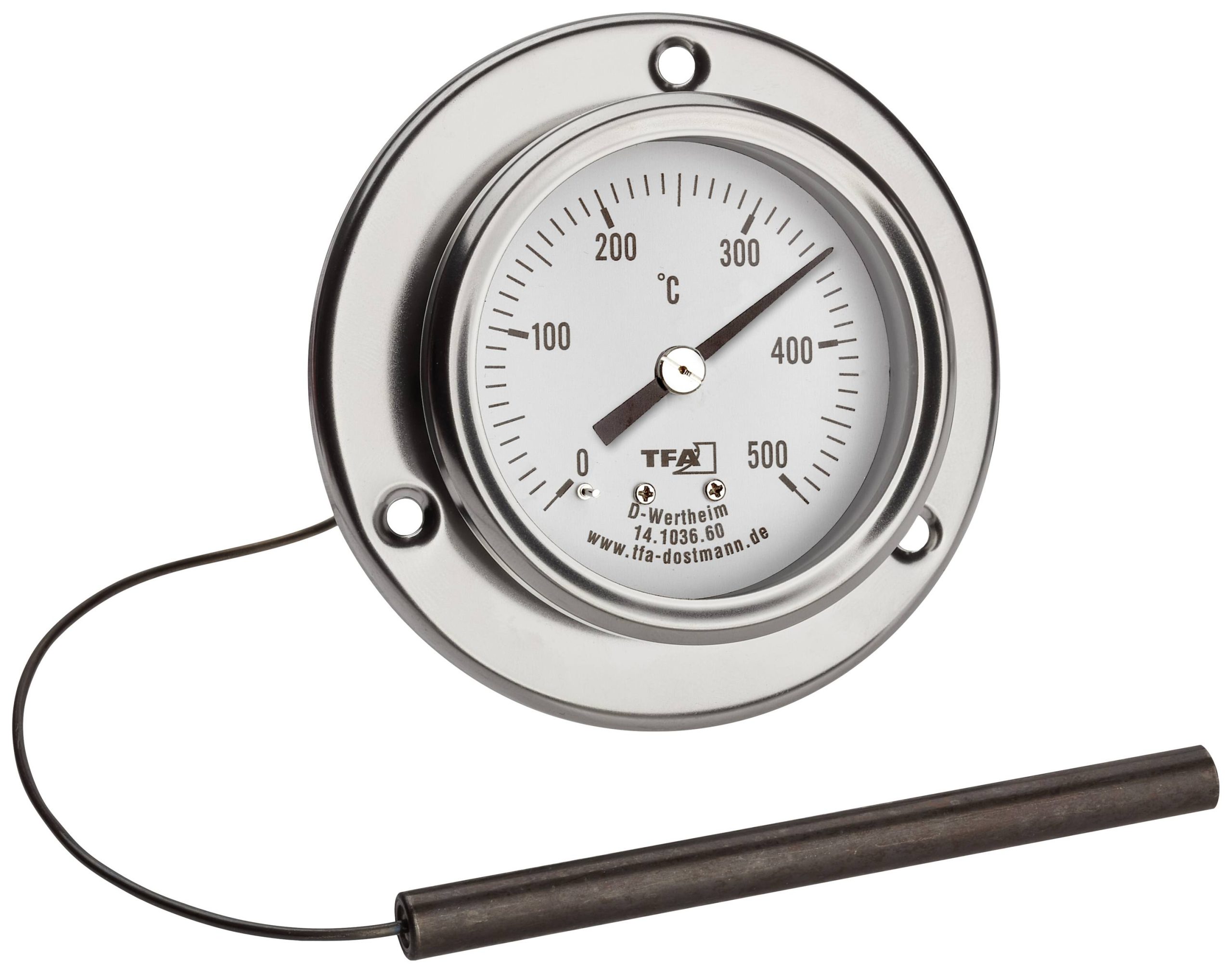 Termometr TFA Dostmann 14.1036.60, do zabudowy, 90 mm x 33 mm - obrazek 1