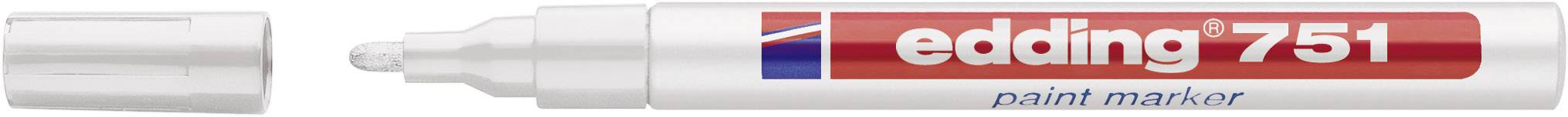 Edding 751 paint marker 4-751049 Marker do lakieru biały 1 mm, 2 mm - obrazek 1