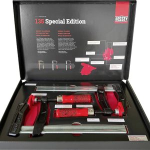 Bessey TGA25SET-135 Zacisk śrubowy Maksymalna szerokość mocowania:250 mm Posuw:120 mm Bessey TGA25SET-135 Zacisk śrubowy Maksymalna szerokość mocowania:250 mm Posuw:120 mm