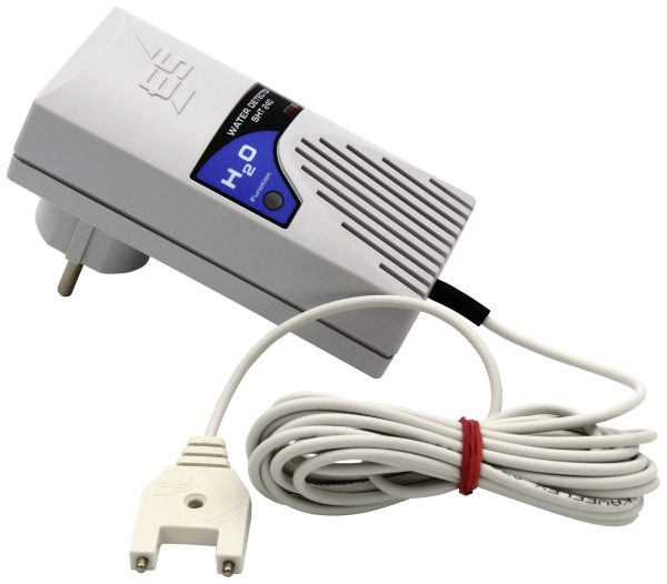 Czujnik wody, Schabus SHT 240, 230 V/50 Hz, 90 dB, 60 x 118 x 44 mm, przewód 2,8 m