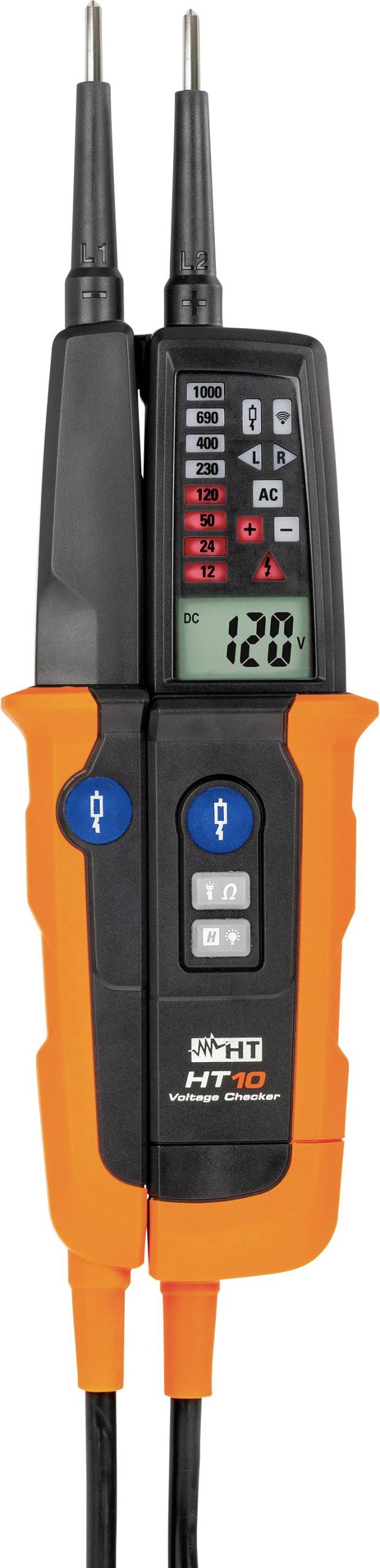 Dwubiegunowy tester napięcia HT Instruments HT10 CAT III 1000 V, CAT IV 600 V - obrazek 1