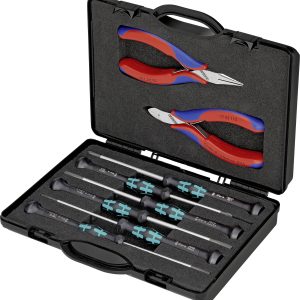 Knipex 00 20 18 Zestaw narzędzi dla elektryków w walizce 8 szt. Knipex 00 20 18 Zestaw narzędzi dla elektryków w walizce 8 szt.