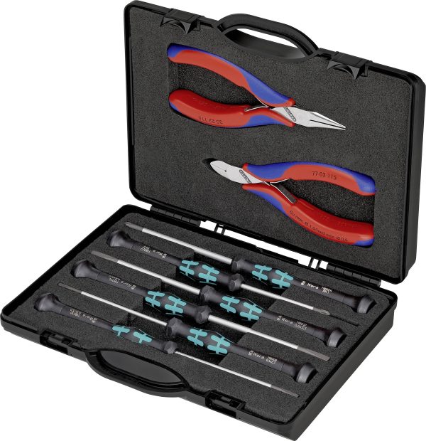 Knipex 00 20 18 Zestaw narzędzi dla elektryków w walizce 8 szt.