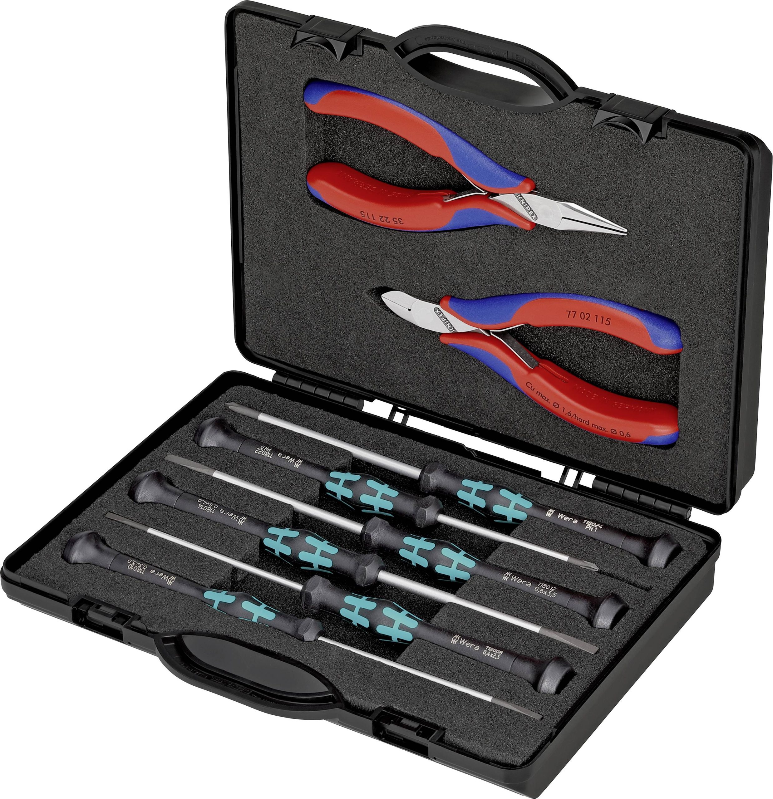 Knipex 00 20 18 Zestaw narzędzi dla elektryków w walizce 8 szt. - obrazek 1