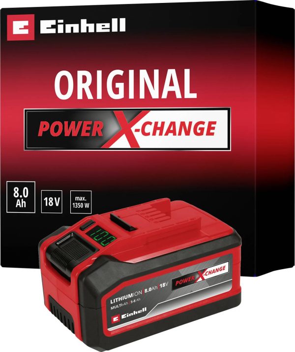 Einhell 4511600 PXC Plus 18V 5-8 Ah Multi-Ah Power X-Change Akumulator do elektronarzędzi 18 V 5 Ah, 8 Ah Li-Ion