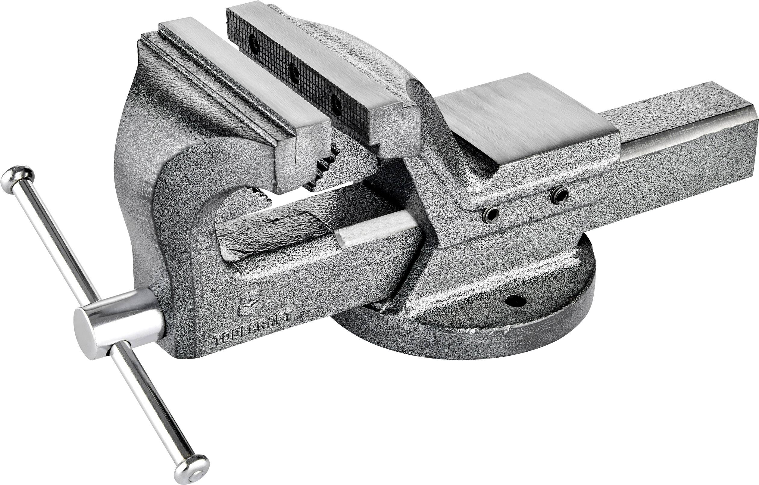 Imadło TOOLCRAFT TO-5342445 TO-5342445 Szerokość szczęk: 100 mm Maksymalna szerokość mocowania: 125 mm - obrazek 1